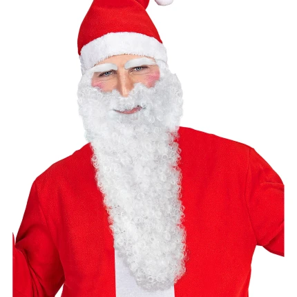 Didelė balta barzda su ūsais