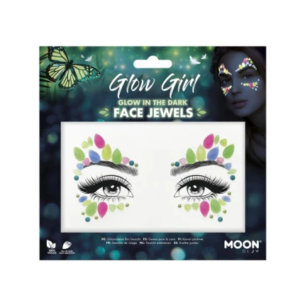 Klijuojami veido deimantai šviečiantys tamsoje