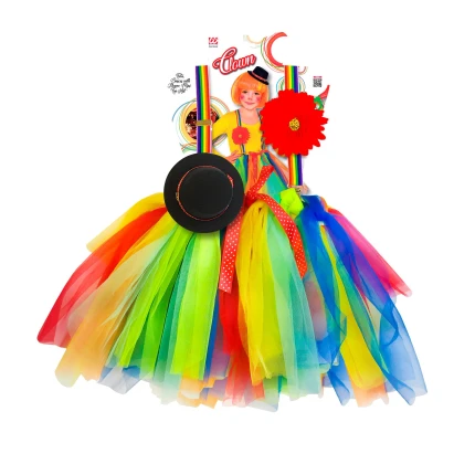 Klouno kostiumas mergatėms