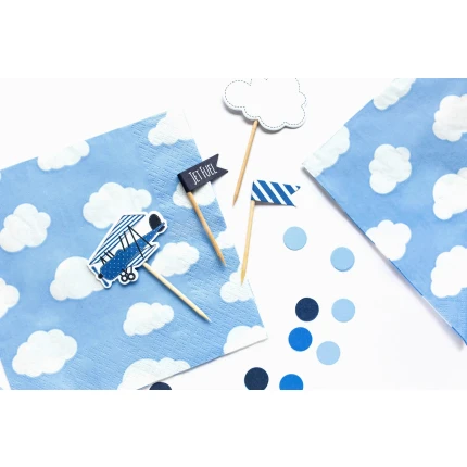 Melsvos servetėlės Debesėlis (20 vnt./33x33 cm)