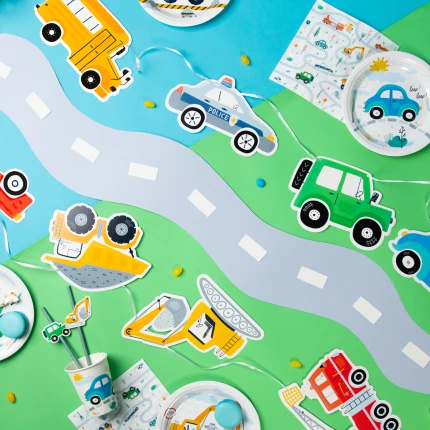 Pakabinama girlianda Automobiliai (250 cm)