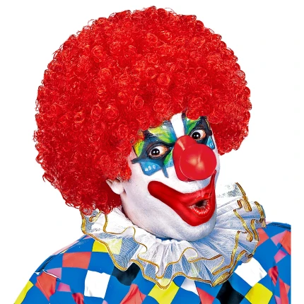 Raudonas klouno perukas