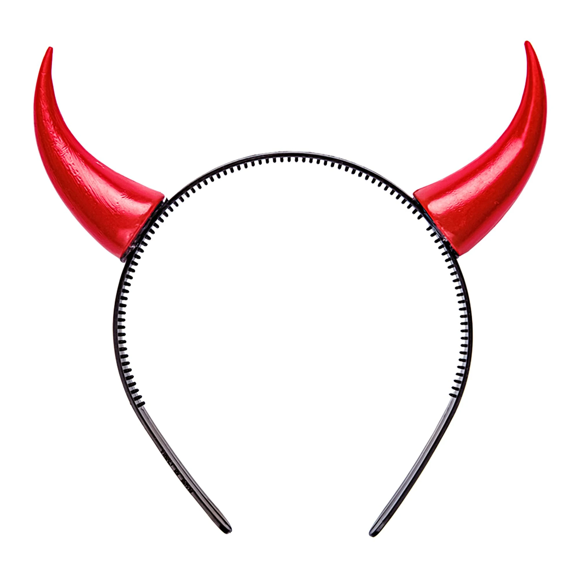 Raudoni velniuko ragai Red Devil Horns Headband