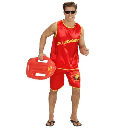 Šmaikštus gelbėtojo kostiumas vyrams