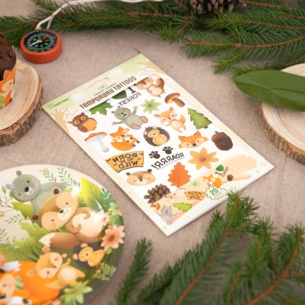Tatuiruočių rinkinys Miško žvėreliai (20 vnt.)