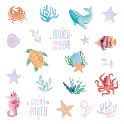 Tatuiruočių rinkinys Vandenynai ( 21 vnt.)