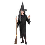 Witch Costume for Girls, Black Dress