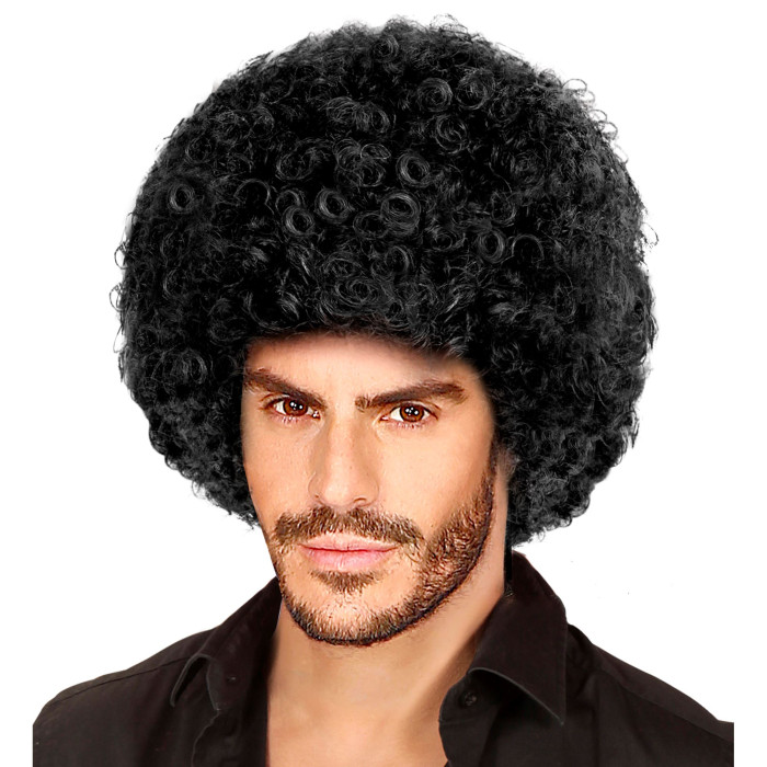 Juodas afro perukas - Image 1