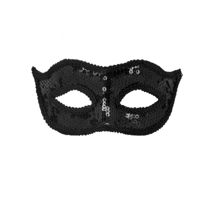 Juoda maskarado kaukė - Image 4