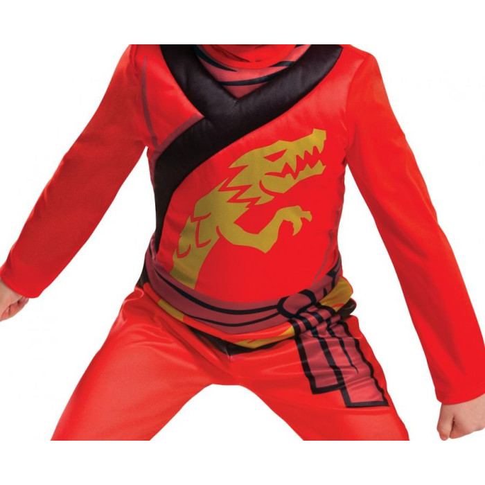 Raudonas lego ninjago kostiumas berniukams - Image 3