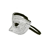 Sidabrinė disco maskarado kaukė - Image 4
