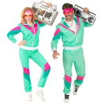 Žalsvas sportinis disco kostiumas