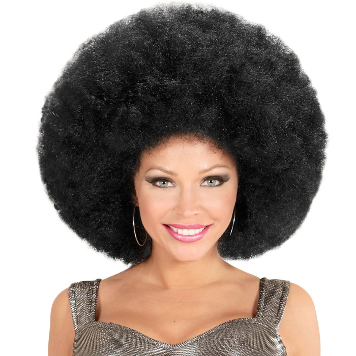 Didelis juodas afro perukas - Image 2