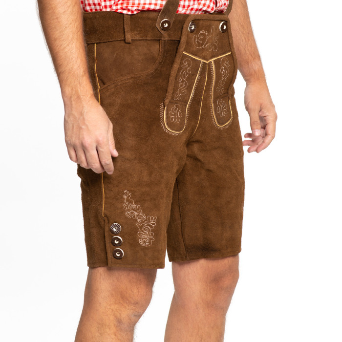 Verstos odos orginalūs Oktoberfesto šortai Lederhose - Image 3