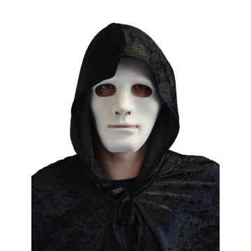 balta veido kaukė paslaptinga be mimikos Balta veido kaukė - Image 1