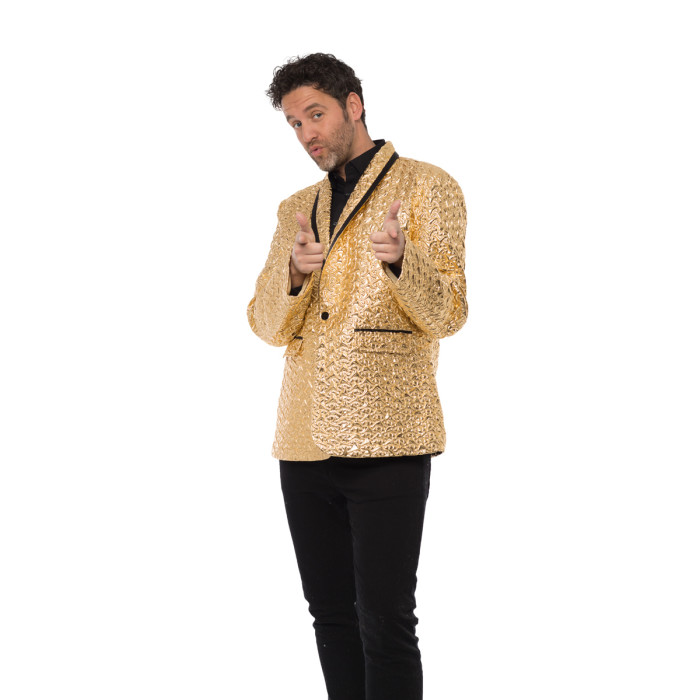 Auksinis disco vyriškas švarkas - Image 2