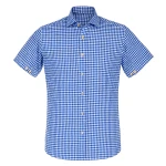 Melsvi bavariški marškiniai trumpomis rankovėmis - Image 2