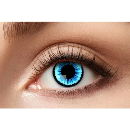 Bright Blue Coloured Contact Lenses for Parties