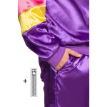 Violetinis 80-ųjų sportinis kostiumas su aksesuarais - Image 6