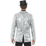 Sidabrinis disco švarkas