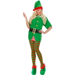 Striped Christmas Tights - Image 2