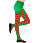 Dryžuotos kalėdinės pėdkelnės vaikams ir paaugliams - Image 2