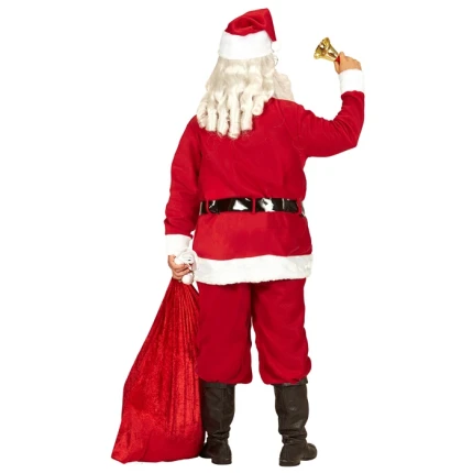 Santa Claus costume with gold buckle