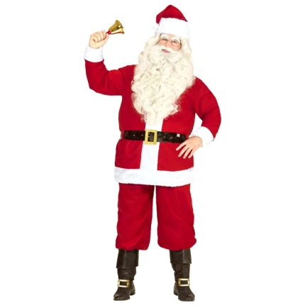 Santa Claus costume with gold buckle