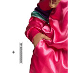 80-ųjų rožinis sportinis kostiumas su aksesuarais - Image 4