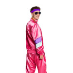 80-ųjų rožinis sportinis kostiumas su aksesuarais - Image 3