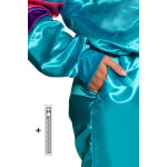 80-ųjų žydras sportinis kostiumas su aksesuarais - Image 6