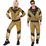 Gold Disco Tracksuit Costume