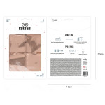 Rožinio aukso užuolaida kubeliais (100x200cm) - Image 2