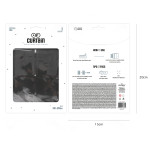 Juoda užuolaida kubeliais (100x200cm) - Image 2