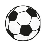 Servetėlės " Futbolo kamuolys"