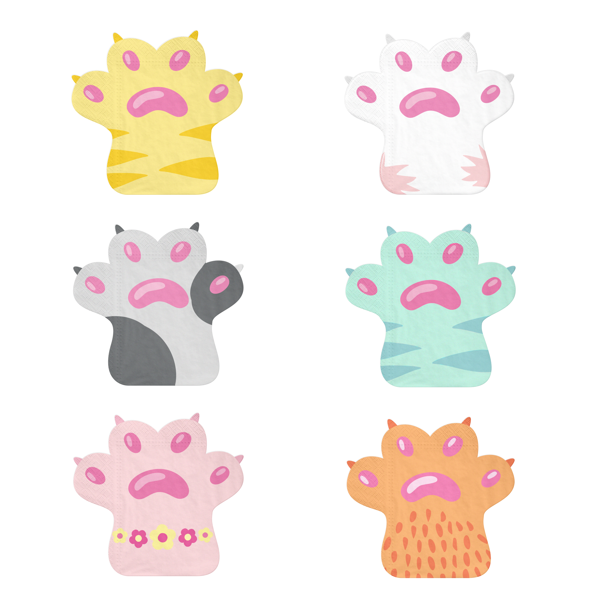 servetėlės katytės Servetėlės katyčių pėdutės - Image 1