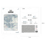 Sidabrinė užuolaida kubeliais (100x200cm) - Image 2