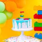 Lego gimtadienio žvakutė "6" - Image 2