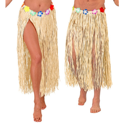 Havajietiškas sijonas su gėlėmis