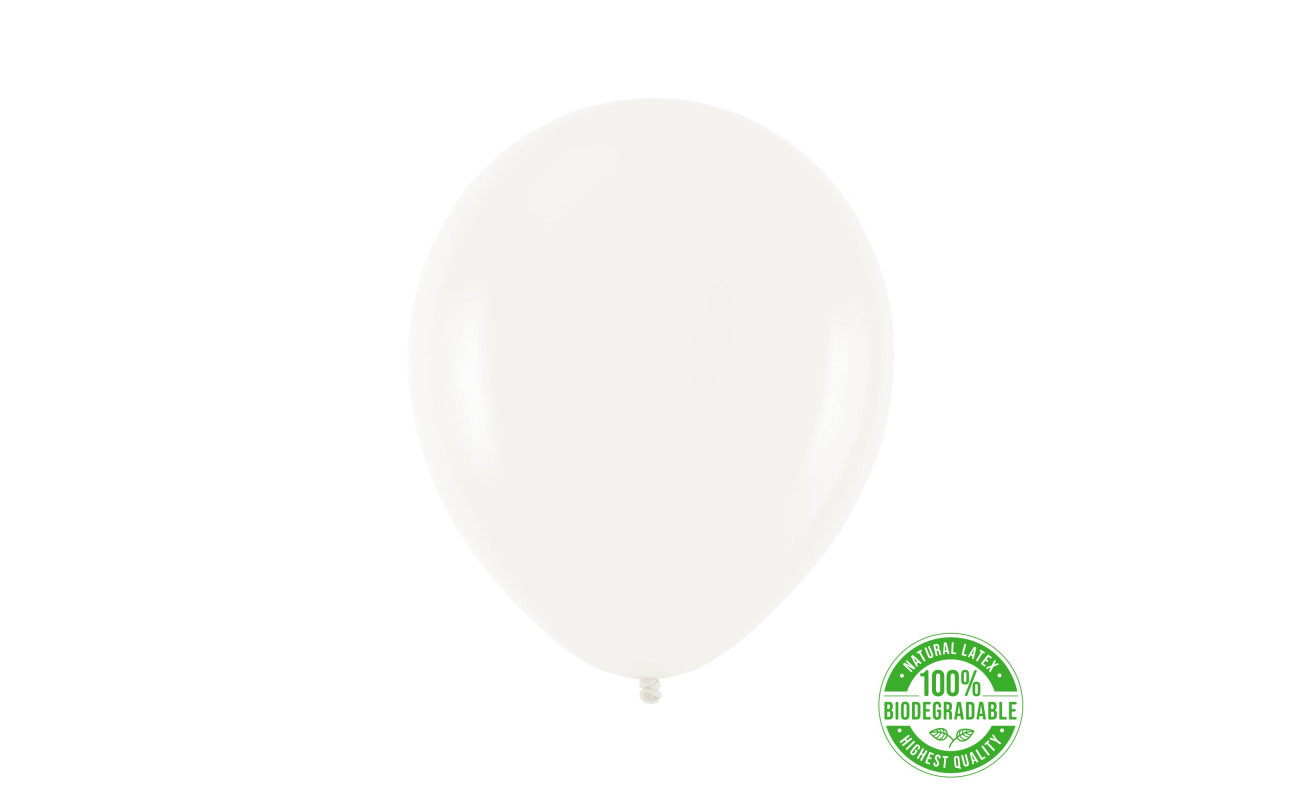 Eco balionas, baltas (30 cm)