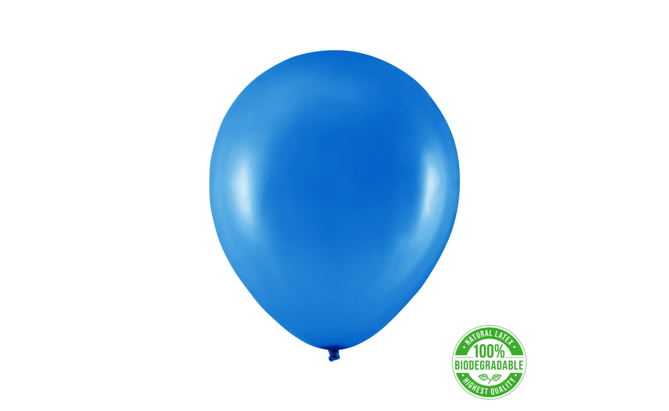 Eco balionas, metalizuotas tamsiai mėlynas (30 cm)