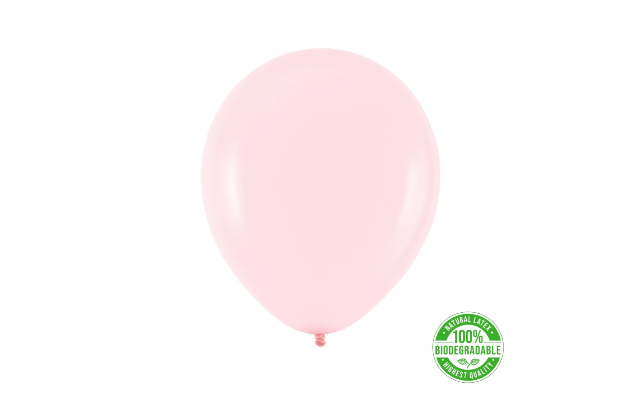 Eco balionas, pastelinės rožinės spalvos (30 cm)