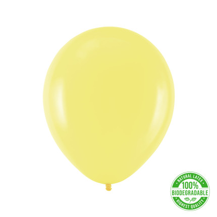 Eco balionas, šviesiai geltonas (30 cm)
