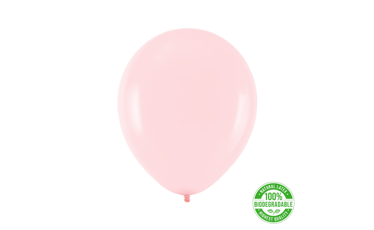 Eco balionas, šviesiai rožinis (30 cm)