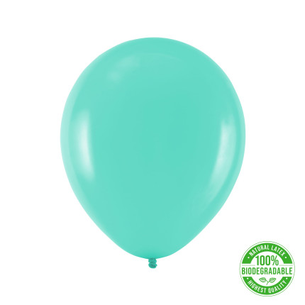 Eco balionas, šviesios vandenynų spalvos (30 cm)