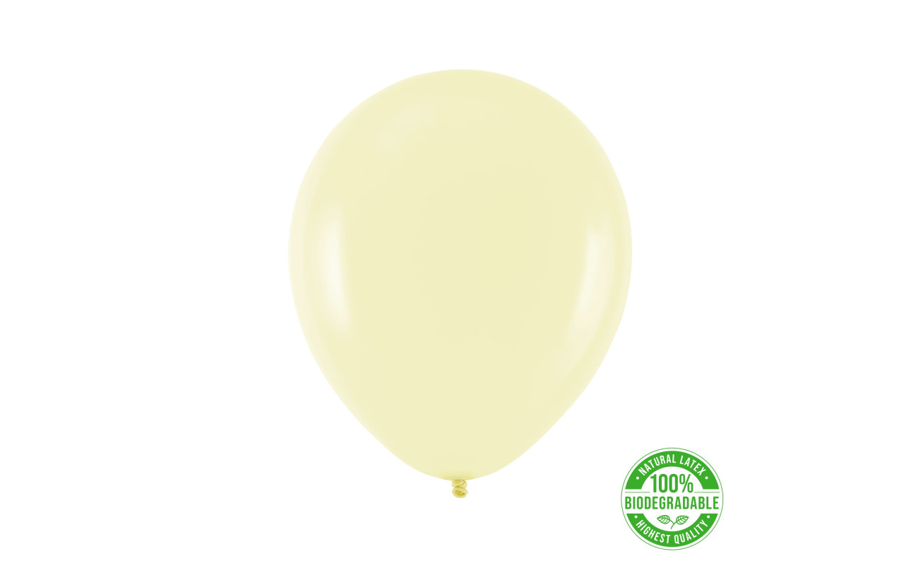 Eco balionas, vanilės kremo spalvos (30 cm)