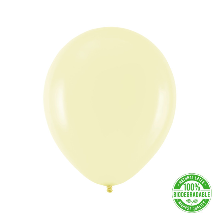Eco balionas, vanilės kremo spalvos (30 cm)