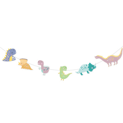 Girlianda dinozaurai (300 cm)