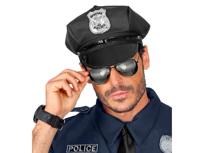 Juodi policininko akiniai