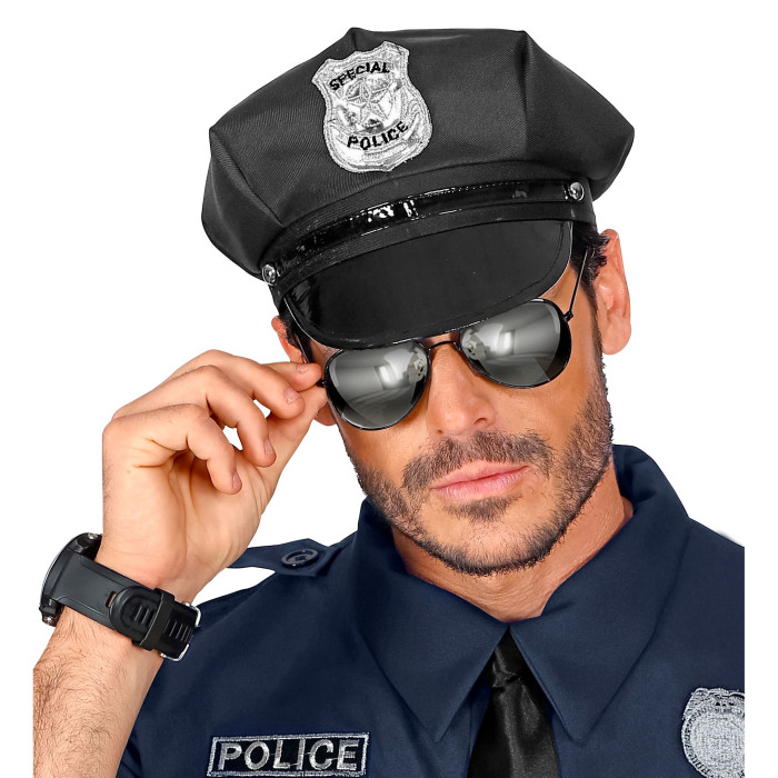 Juodi policininko akiniai